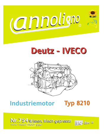 FIAT-IVECO Diesel Industriemotor Typ 8210 Bild- Ersatzteilliste & Explosionszeichnungen - annoligno 754